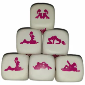 Diablo Picante Kamasutra Dice Game for Girls - 30mm White Fun Cube
