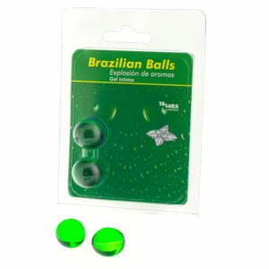 Taloka Brazilian Balls Mint Intimate Gel Duo - Scented Oil Capsules