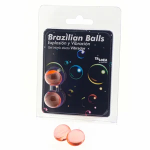 Taloka Duo Brazilian Balls with Vibrating Effect - Exciting Massage Gel