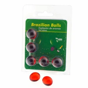 Taloka Brazilian Balls Intimate Gel 5pcs Strawberry & Champagne Aroma