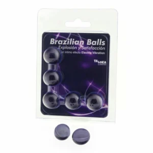 Taloka 5-Piece Brazilian Spheres Gel Lubricant - Electric Vibration Effect