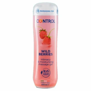 CONTROL 3-in-1 Massage Gel Wild Berries Aroma 200ml - Silky Texture