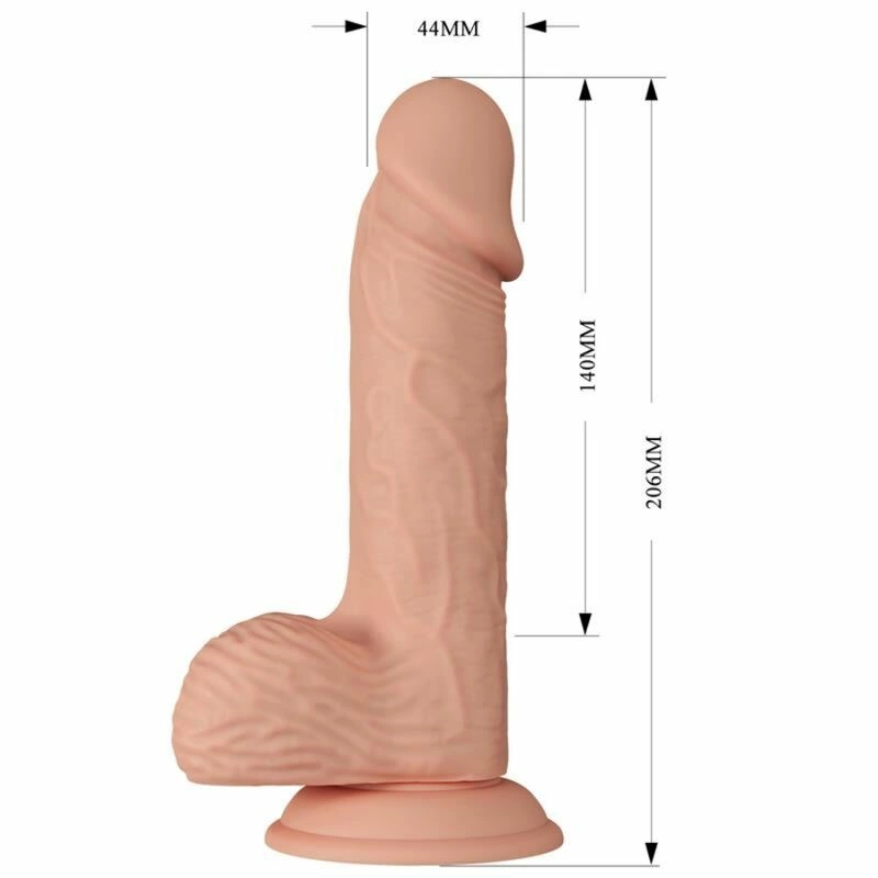 Baile Catoblepas Flexible Anatomical Model 20.6 cm with Suction Base Natural