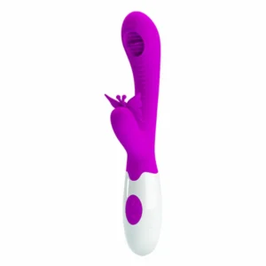 Pretty Love Moth Lilac Intimate Machine with Licking & Vibration, 207mm
