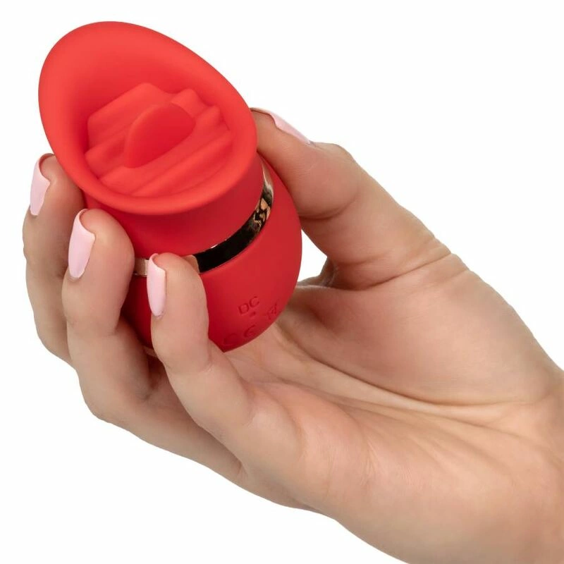 CalExotics French Kiss Sweet Talker Rechargeable Compact Massager Pink