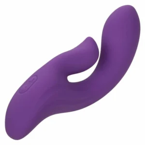 CalExotics Stella Dual Pleaser Violet Liquid Silicone Dual-Motor Massager