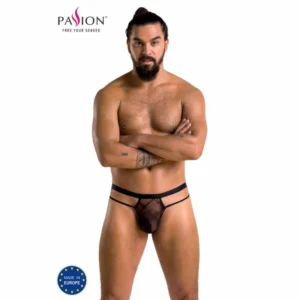 Passion Collin Black Thong L/XL - Modern Comfort Lingerie EU-Made
