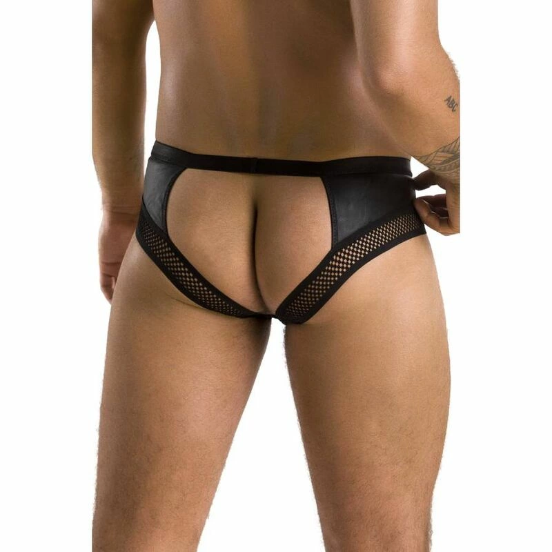 Passion 030 Open Slip Black L/XL - Premium Decorative Lingerie