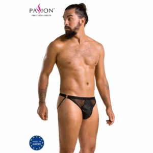 Passion Luke Black S/M Open Design Men's Briefs, Premium Quality