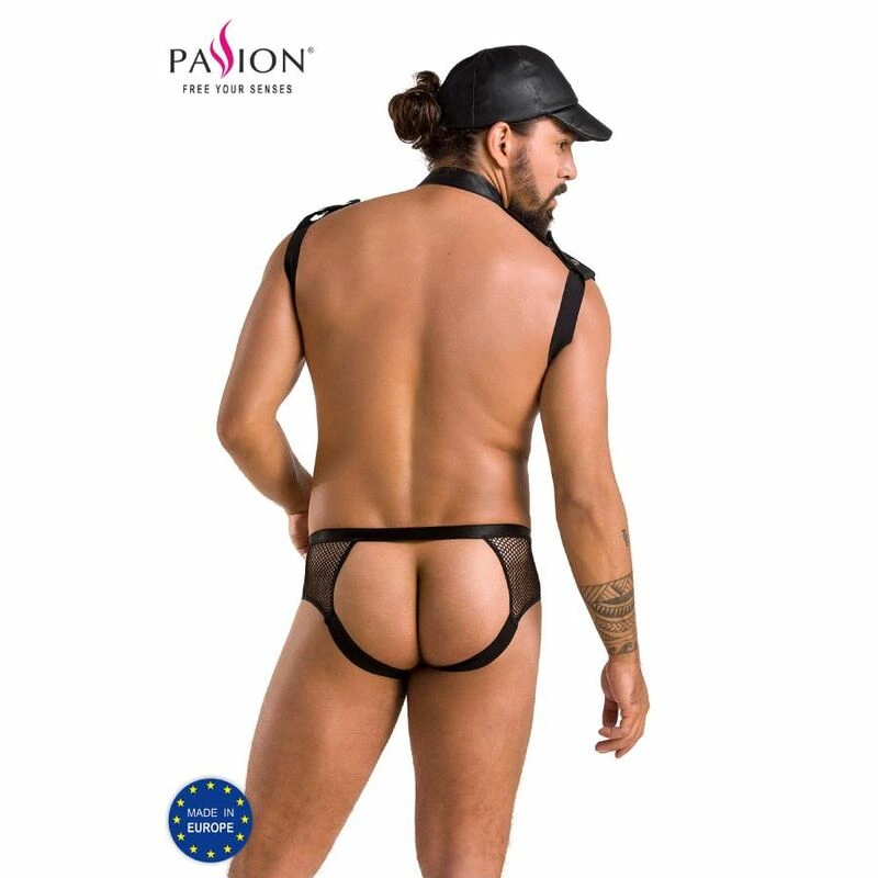 Passion John Black Set S/M - Modern Lingerie with Oeko-Tex Certification