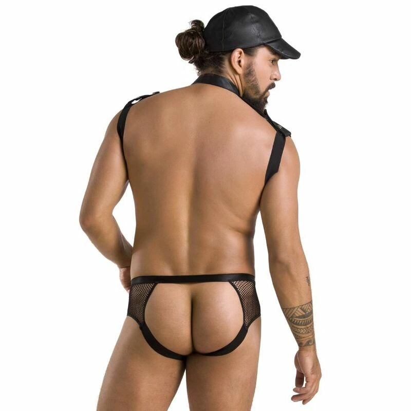 Passion John Black Set S/M - Modern Lingerie with Oeko-Tex Certification