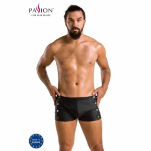 Passion David 048 Men's Short Black S/M - Modern Design, EU Quality