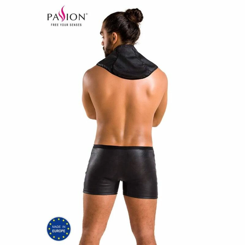 Passion Edward Black L/XL - Modern Two-Piece Lingerie Set, Oeko-Tex