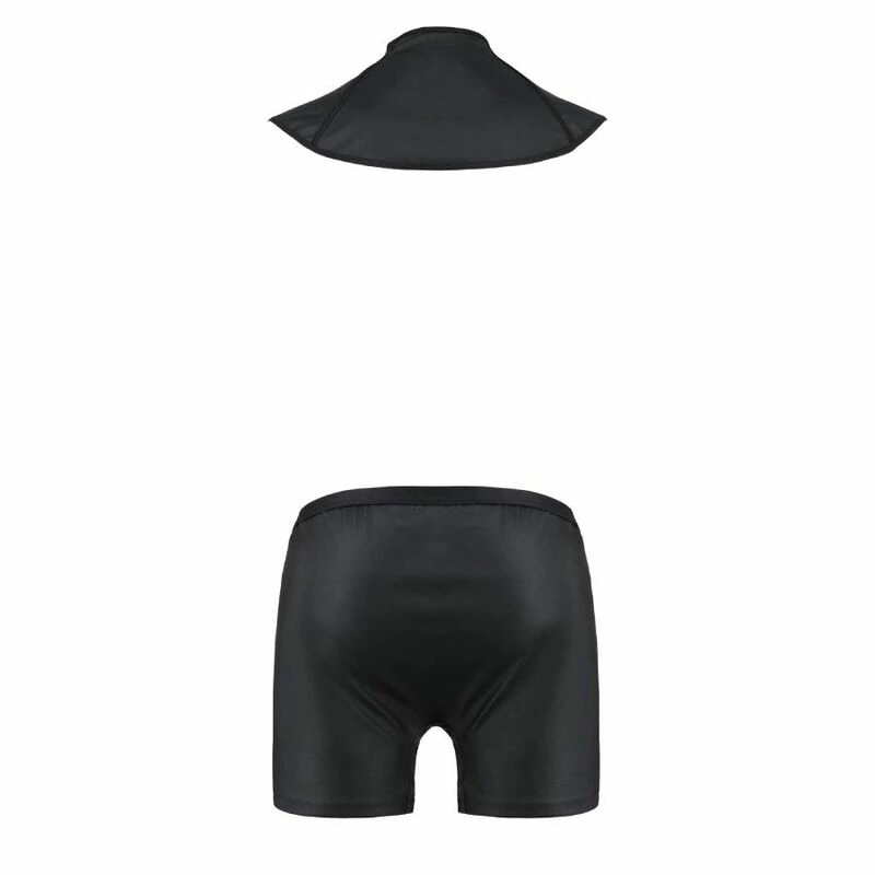 Passion Edward Black L/XL - Modern Two-Piece Lingerie Set, Oeko-Tex