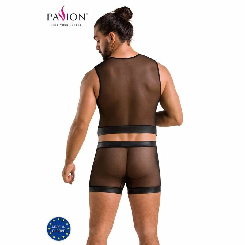 Passion William Black S/M - Elegant Lingerie Set, Oeko-Tex, EU-Made