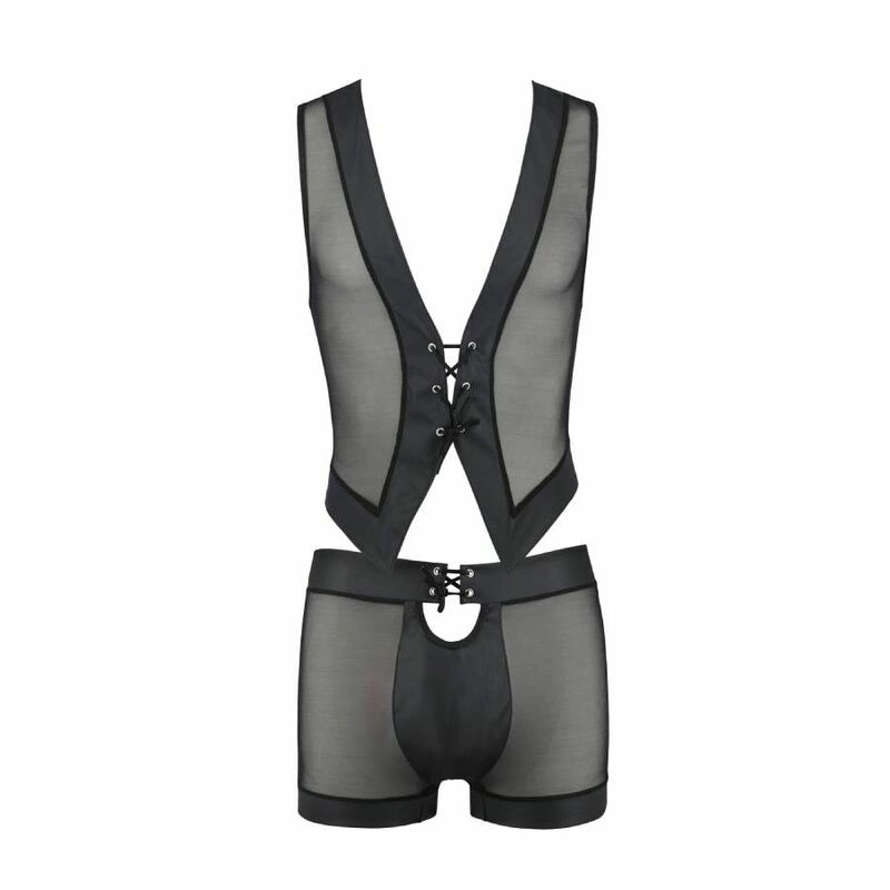 Passion William Black S/M - Elegant Lingerie Set, Oeko-Tex, EU-Made
