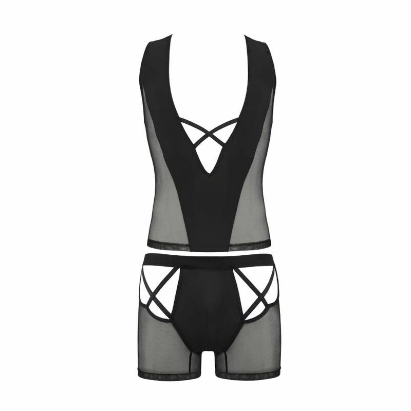 Passion OSCAR L/XL Black Lingerie Set - Elegant EU Design & Comfort