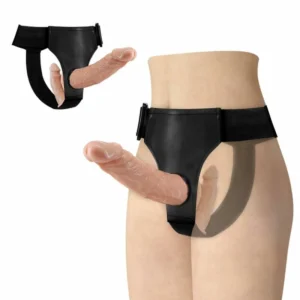 Baile Ultra Passionate Double-Ended System with Adjustable Harness, Flesh