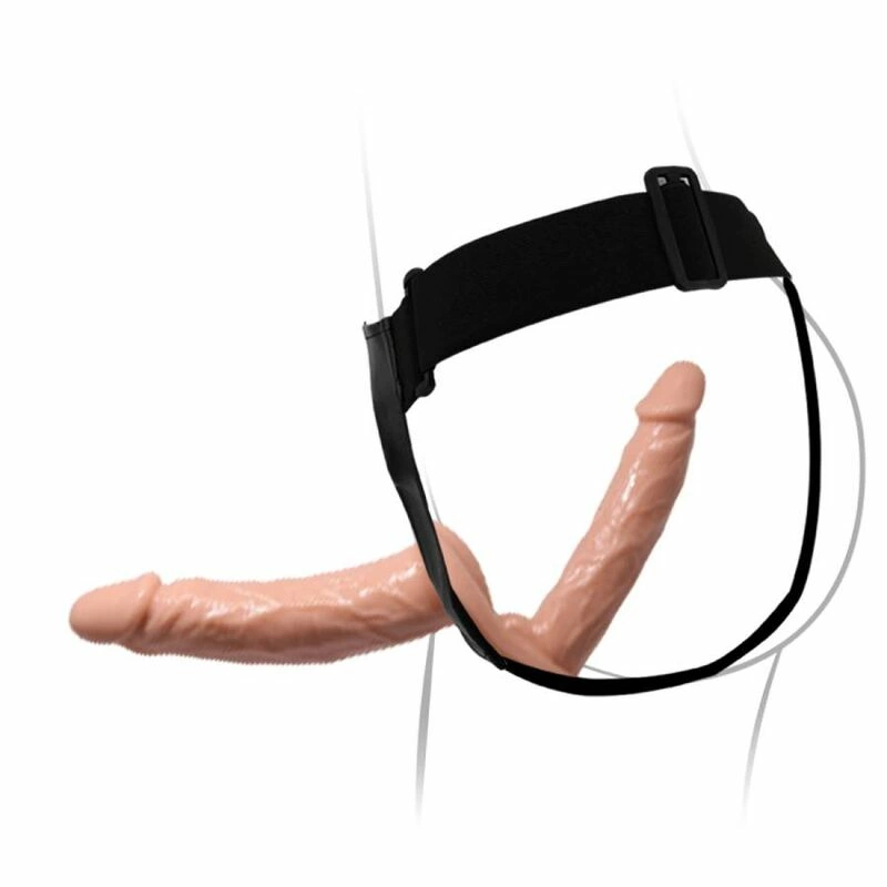 Baile Ultra Passionate Double-Ended System with Adjustable Harness, Flesh