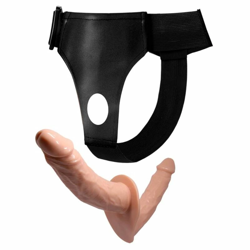 Baile Ultra Passionate Double-Ended System with Adjustable Harness, Flesh