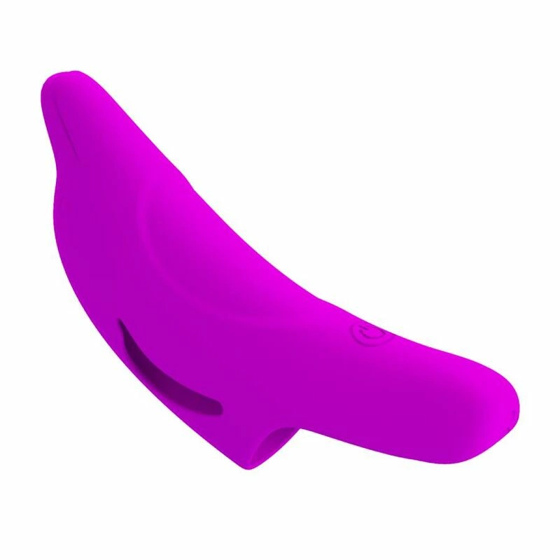 Pretty Love Delphini Finger Model - 10-Mode USB Silicone, Purple