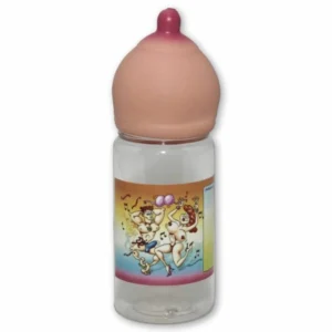 Diablo Picante Party Bottle 360ml, Skin Tone, Unique Shape, Reusable