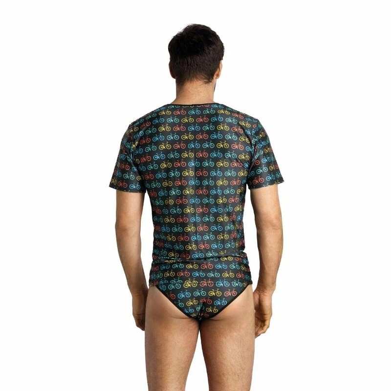 ANAIS MEN Benito T-Shirt L - Sleek Fit, Soft Polyamide-Blend, Black