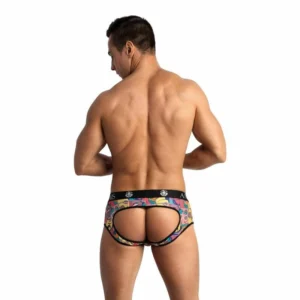 ANAIS MEN Comics Jock Bikini XL - Soft Modal, Comic Print, Open Back