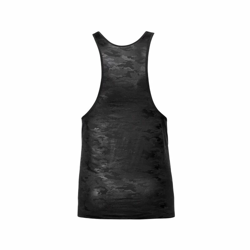 Anais Men Electro Top S Microfiber Military Print Sleeveless