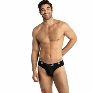 ANAIS MEN Eros Slip XL - Black Tulle Briefs with Wide Elastic Waistband