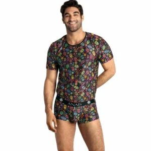 ANAIS MEN Mexico T-Shirt XL - Soft Modal, Floral Print, European Quality