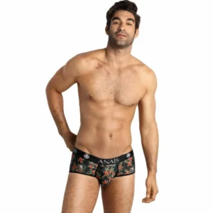 ANAIS MEN Power Brief M - Sporty Cut, Rose & Skull Print, Modal Blend