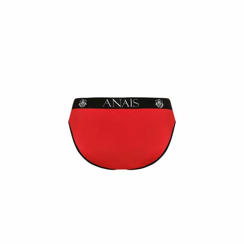 ANAIS Men SOUL Slip S - Red Microfiber Briefs with Black Trim