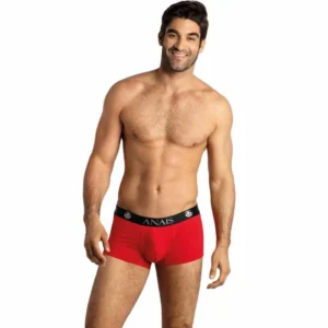 Anais Men SOUL Boxer L - Red Microfiber, Sporty Fit, European Quality