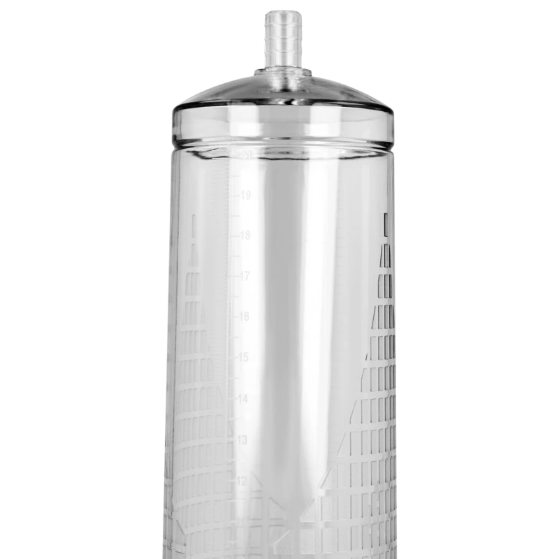 INTENSE Transparent Vacuum Training System 01, 20cm, ABS & Silicone