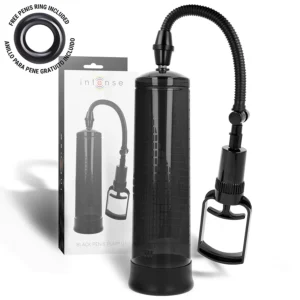 Intense Pump 01 Black Vacuum Performance Device with Pressure Gauge 20cm