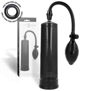 INTENSE Pump 02 Black Vacuum Performance System 20cm ABS+Silicone