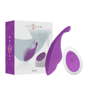 Intense Mindy Panty Purple Remote Control - Ergonomic Silicone Wearable Model