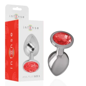 Intensyvus aliuminio metalinis kištukas S Red Crystal – elegantiškas papuošalų dizainas