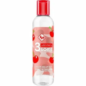 ID 3SOME Wild Cherry 4 fl oz Multi-Use Flavored Gel