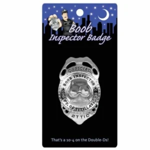 Kheper Games Boob Inspector Badge - Humorous Bachelor Party Accessory