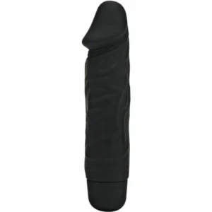 Get Real Mini Classic Vibrator Black - Compact Multi-Speed Silicone Model