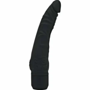 Get Real Classic Slim Vibrator Black - Compact Silicone Model with Multispeed System