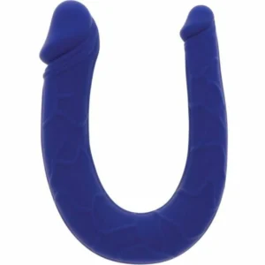 Get Real Mini Double Model Blue - Anatomical Silicone U-Shape 16 cm