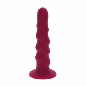 Get Real Ribbed Model 12 cm Red - Silicone Intimate System