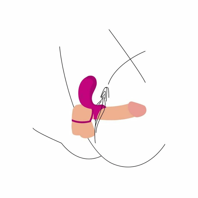 XOCOON Couples Ring Fuchsia - Intimate Stimulation System for Partners