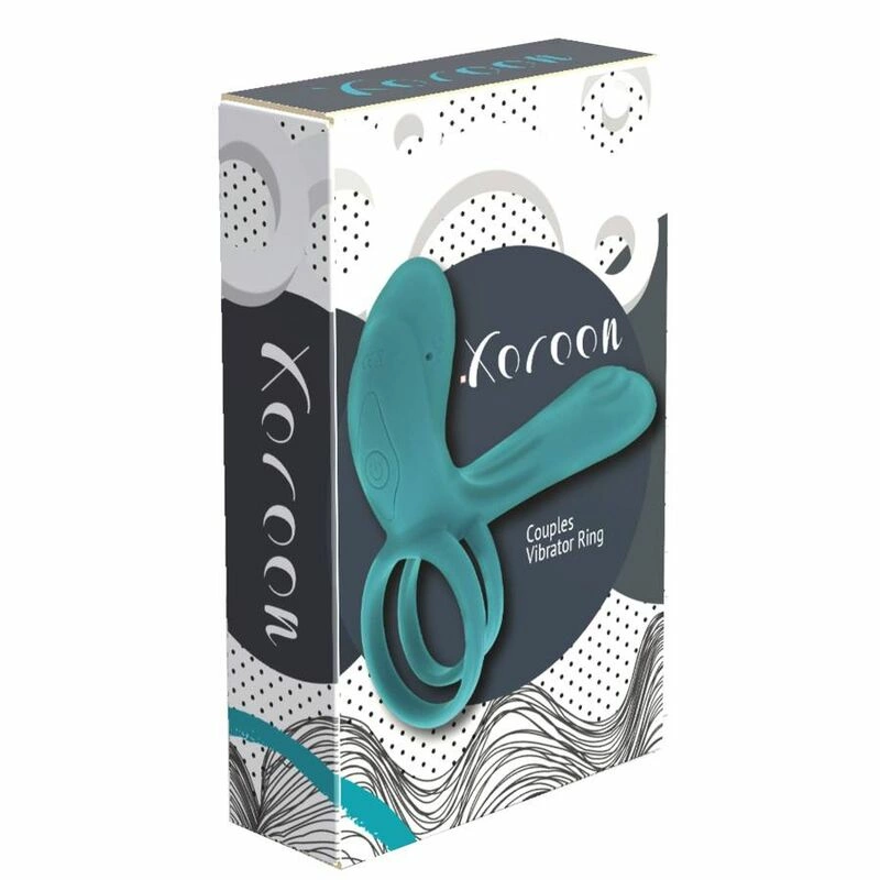 XOCOON Couples Vibrating Ring Green - Flexible Design for Partners
