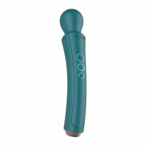 XOCOON Curved Wand Green – įkraunamas ergonomiškas masažo prietaisas