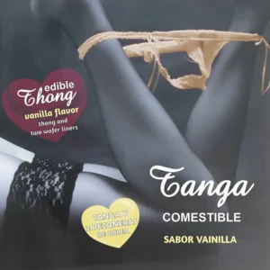 Hot Flowers Wafer Lingerie Set Vanilla Flavour - Edible Thong & Pads