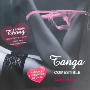 Hotflowers Girl Edible Wafer Thong & Nipple Pads Strawberry Flavor Set